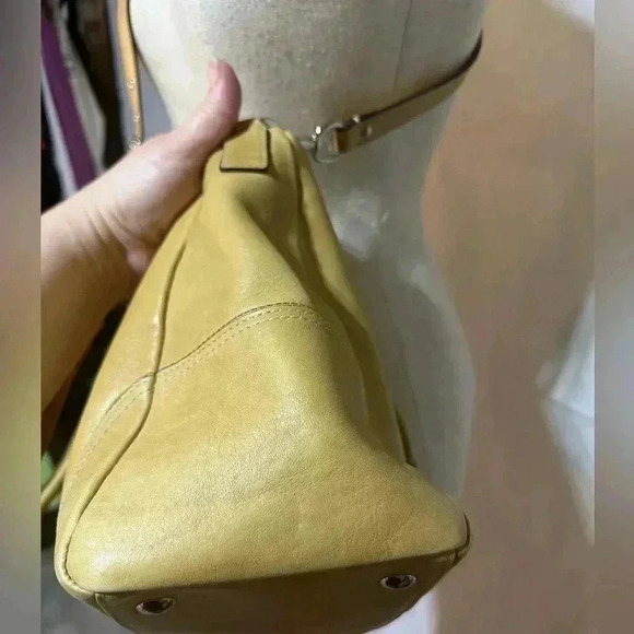 Coach Hamilton Tan Camel Leather Tote Bag w/ Strap & Fob D1093-F13811 *CLEAN* - Picture 11 of 11